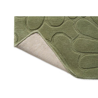 Laura Ashley Coleby Petals Hedgerow Green 078807 Designer Wool Rug