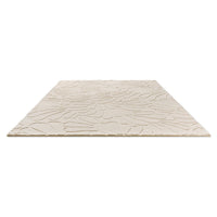 Laura Ashley Coleby Petals Ivory Cream 078809 Designer Wool Rug - 7