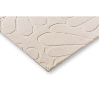 Laura Ashley Coleby Petals Ivory Cream 078809 Designer Wool Rug - 8