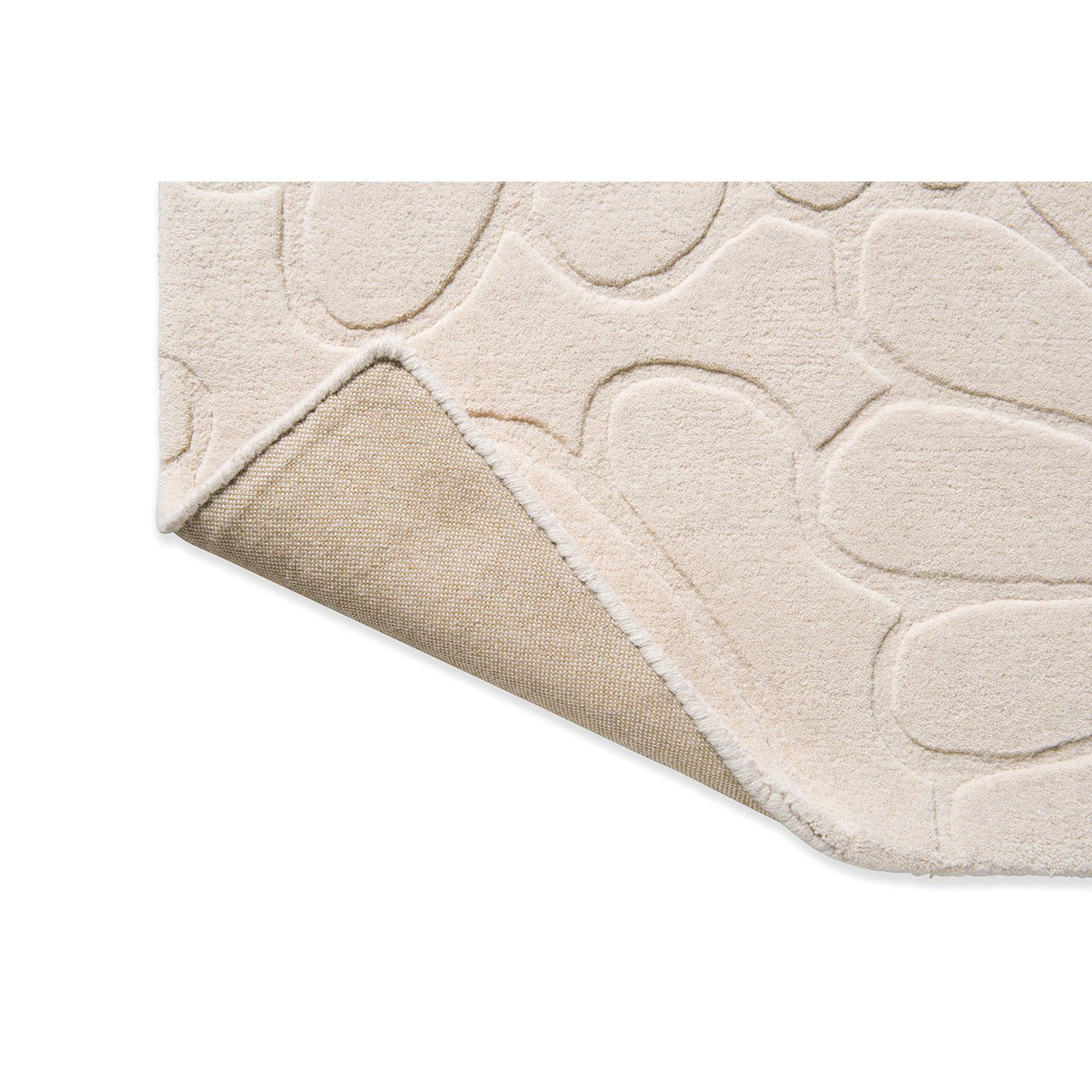 Laura Ashley Coleby Petals Ivory Cream 078809 Designer Wool Rug - 9