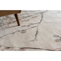 Laura Ashley Pussy Willow Dove Grey 079804 Designer Wool Viscose Rug - 5