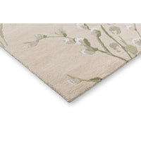 Laura Ashley Pussy Willow Hedgerow Green 079807 Designer Wool Viscose Rug - 8