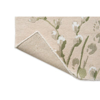 Laura Ashley Pussy Willow Hedgerow Green 079807 Designer Wool Viscose Rug - 9