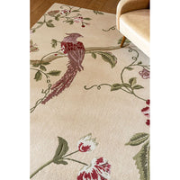 Laura Ashley Summer Palace Cranberry - Grape 081200 Designer Wool Viscose Rug - 3