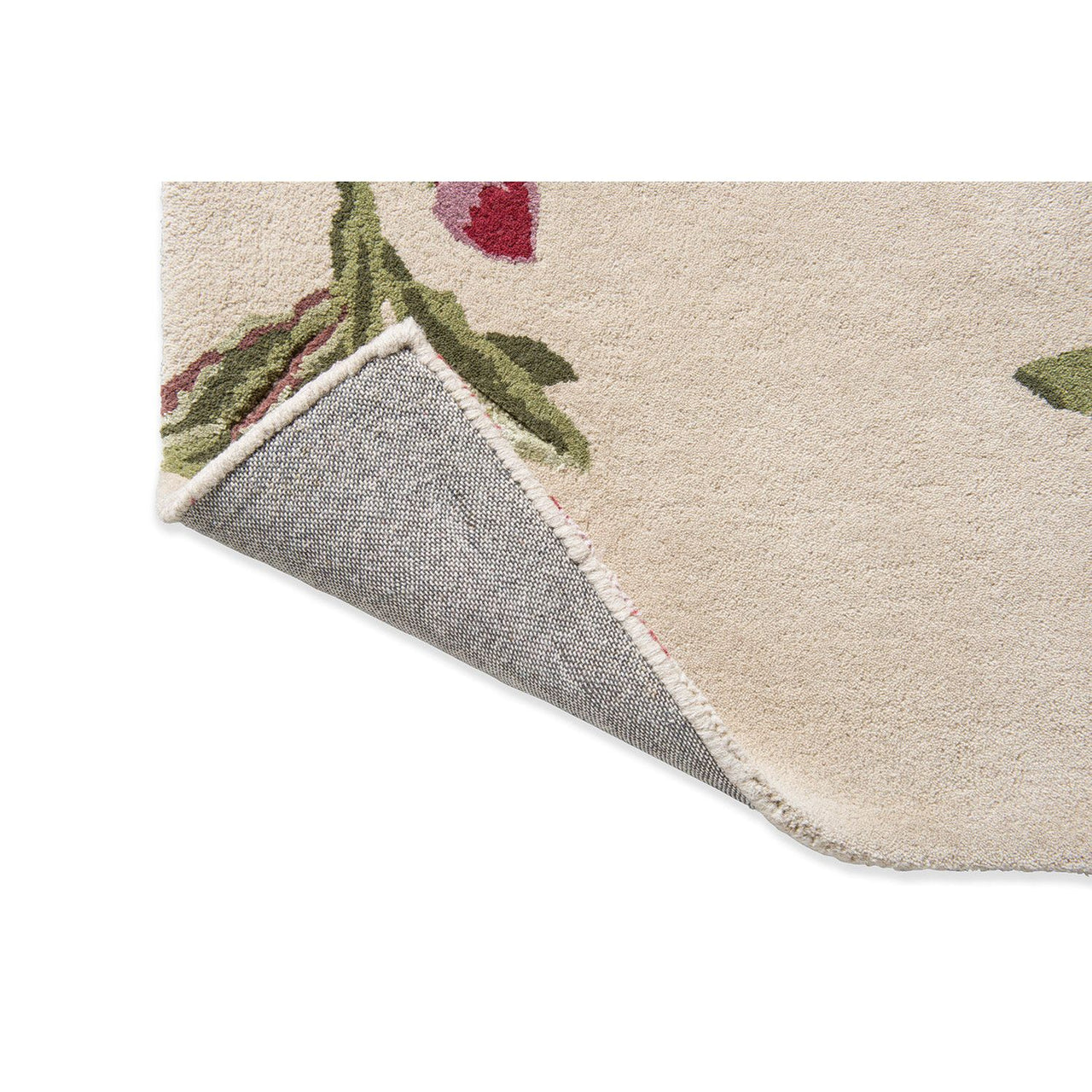 Laura Ashley Summer Palace Cranberry - Grape 081200 Designer Wool Viscose Rug - 8