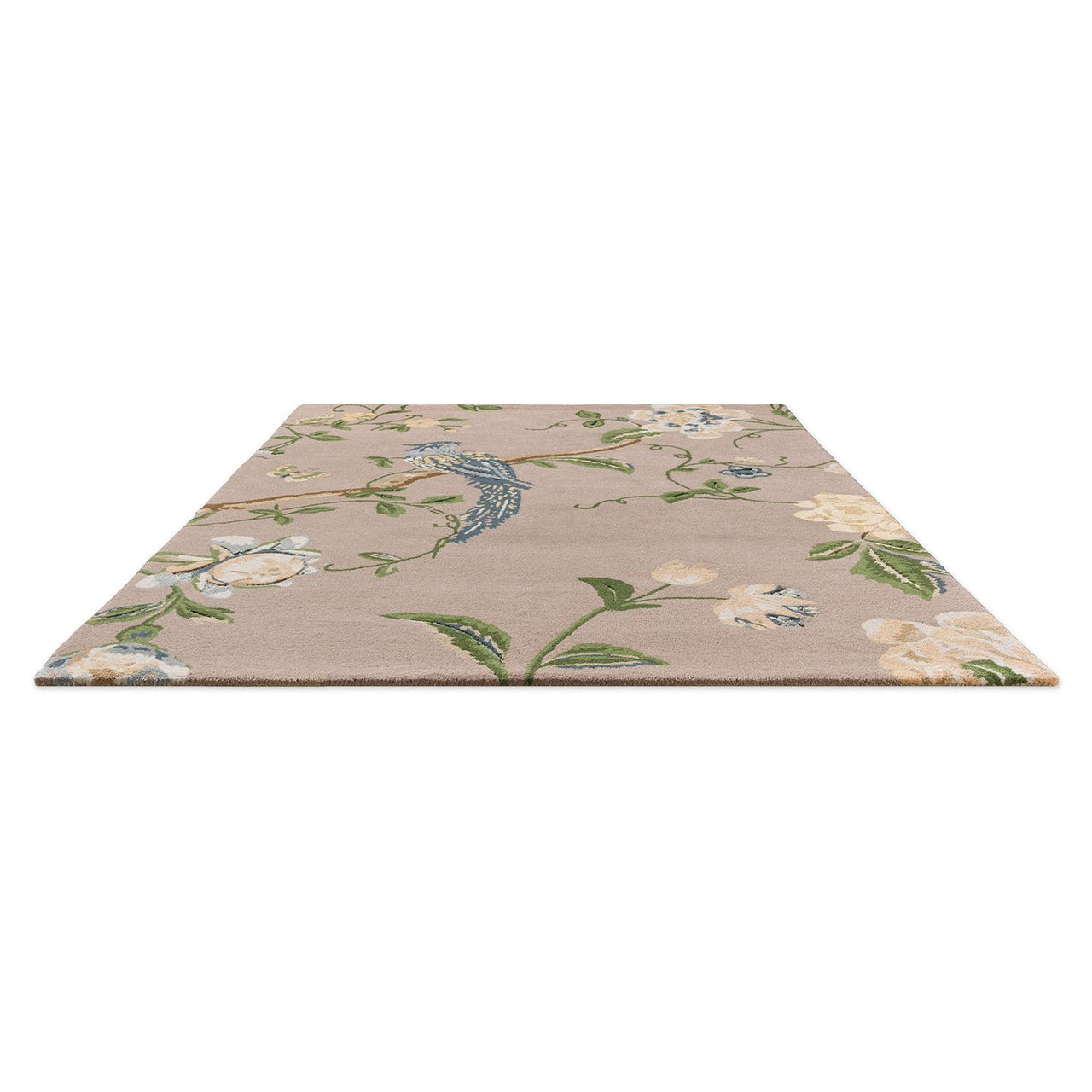 Laura Ashley Summer Palace Truffle - Seaspray 081201 Designer Wool Viscose Rug - 5