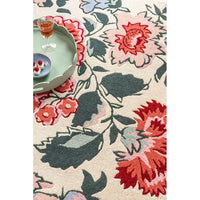 Laura Ashley Wendling Floral Poppy Red 083100 Designer Wool Rug - 3