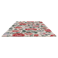 Laura Ashley Wendling Floral Poppy Red 083100 Designer Wool Rug - 6