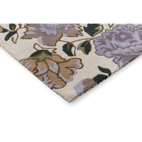 Laura Ashley Wendling Floral Heather Purple 083104 Designer Wool Rug - 8