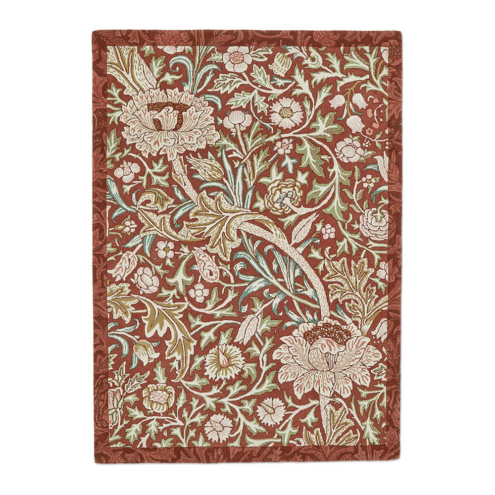 William Morris Trent Red House 127503 Designer Wool Rug - 1