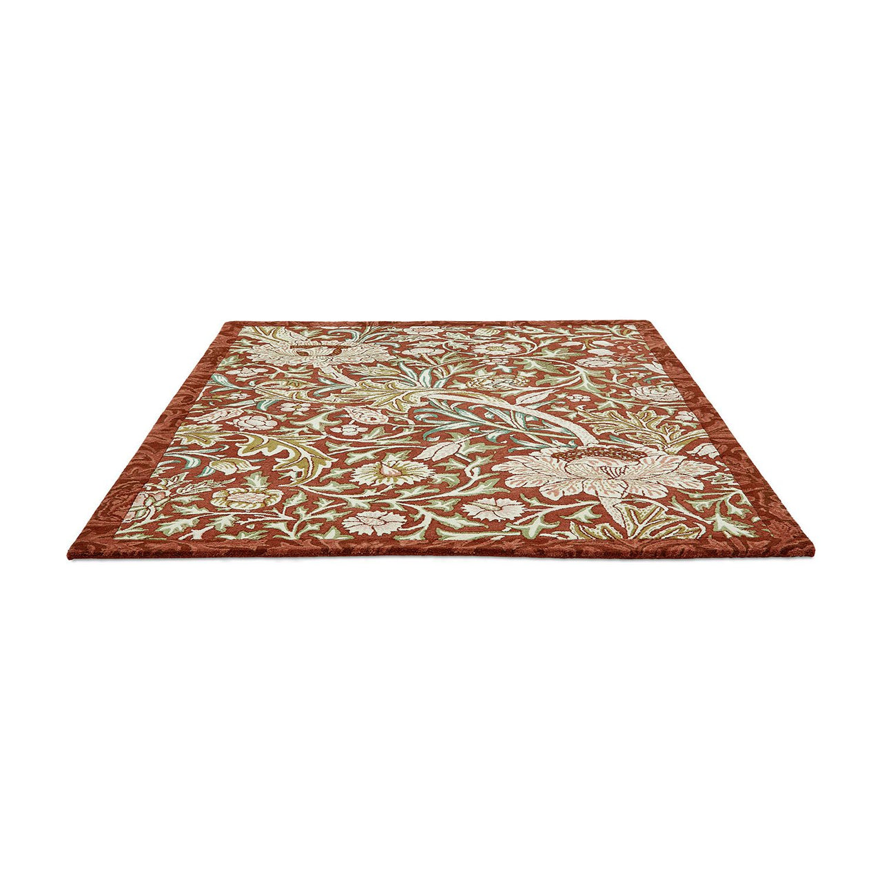 William Morris Trent Red House 127503 Designer Wool Rug - 5