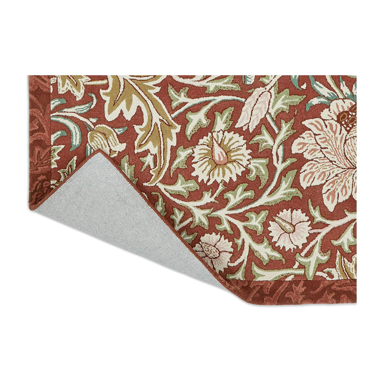 William Morris Trent Red House 127503 Designer Wool Rug - 7