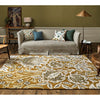Morris & Co Elmcote Gold 127806 Designer Wool Rug - 2