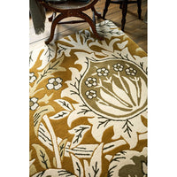 Morris & Co Elmcote Gold 127806 Designer Wool Rug - 4