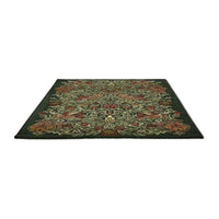 Morris & Co Bird Tump Green 128307 Designer Wool Rug - Rugs Of Beauty - 5