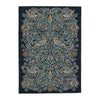 Morris & Co Bird Webb's Blue 128308 Designer Wool Rug - 1