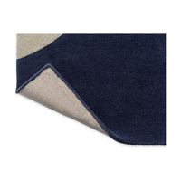 Orla Kiely Geo Flower Denim 060608 Designer Wool Rug