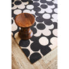 Orla Kiely Puzzle Flower Slate 060905 Designer Wool Rug - Rugs Of Beauty - 4