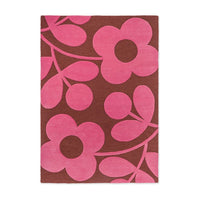 Orla Kiely Sprig Stem Paprika 063900 Designer Wool Rug - Rugs Of Beauty - 1