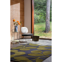 Orla Kiely Sprig Stem Marine 063908 Designer Wool Rug - Rugs Of Beauty - 2