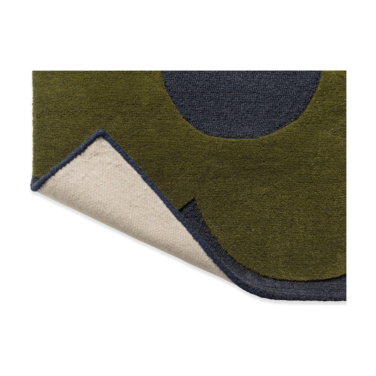 Orla Kiely Sprig Stem Marine 063908 Designer Wool Rug - Rugs Of Beauty - 6