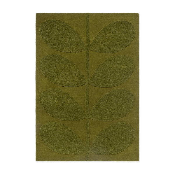 Orla Kiely Solid Stem Fern 158307 Designer Wool Rug - Rugs Of Beauty - 1