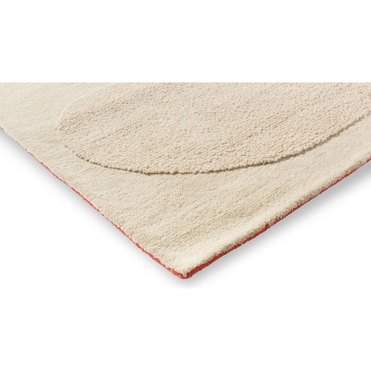 Orla Kiely Solid Stem Ecru 158309 Designer Wool Rug - Rugs Of Beauty - 5