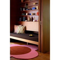 Orla Kiely Flower Spot Pink/Red 158400 Designer Wool Rug - Rugs Of Beauty - 2