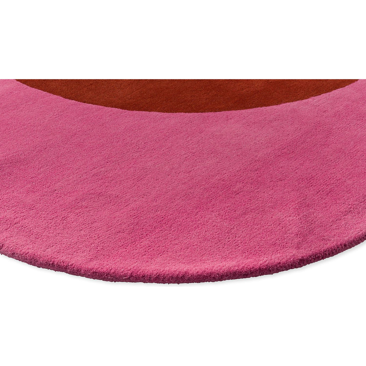 Orla Kiely Flower Spot Pink/Red 158400 Designer Wool Rug - Rugs Of Beauty - 4