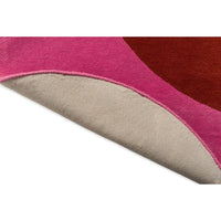 Orla Kiely Flower Spot Pink/Red 158400 Designer Wool Rug - Rugs Of Beauty - 5