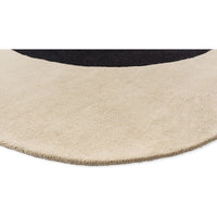 Orla Kiely Flower Spot Ecru/Black 158409 Designer Wool Rug - Rugs Of Beauty - 4