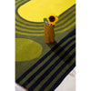 Orla Kiely Striped Tulip Seagrass 160307 Designer Wool Rug - Rugs Of Beauty - 3