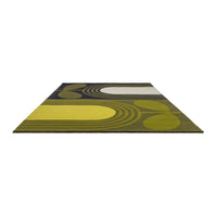 Orla Kiely Striped Tulip Seagrass 160307 Designer Wool Rug - Rugs Of Beauty - 4