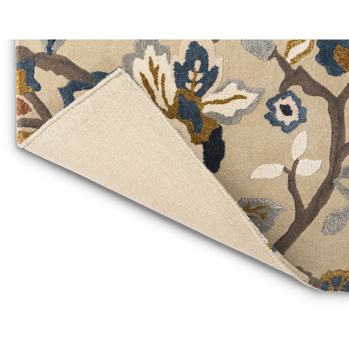 Sanderson Amanpuri Stone 145101 Designer Wool Viscose Rug - Rugs Of Beauty - 6