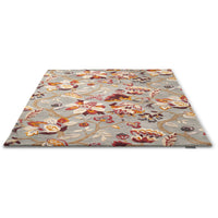 Sanderson Amanpuri Grey Plum 145104 Designer Wool Viscose Rug - Rugs Of Beauty - 2