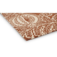 Sanderson Cantaloupe Orange 145203 Designer Wool Rug - Rugs Of Beauty - 3