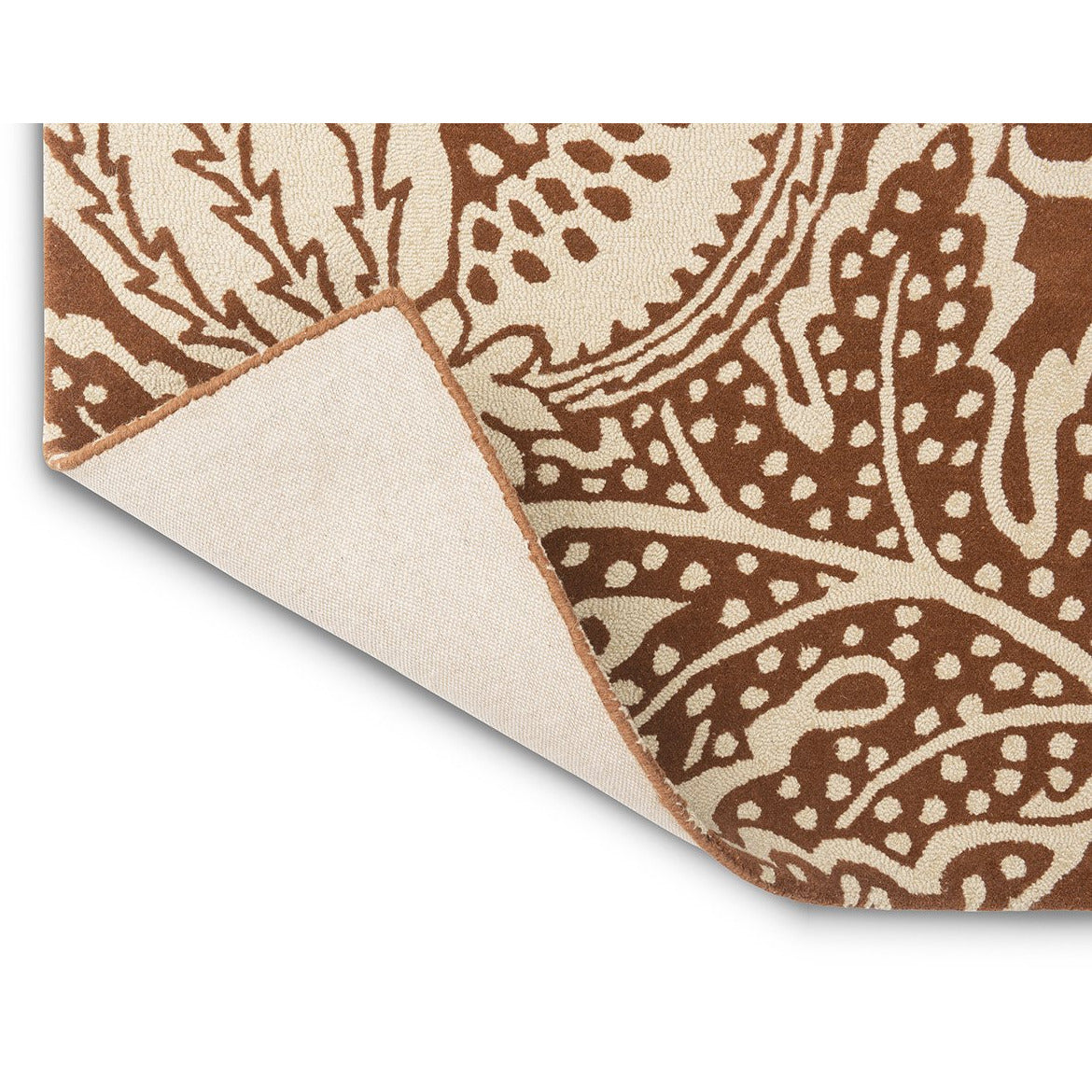 Sanderson Cantaloupe Orange 145203 Designer Wool Rug - Rugs Of Beauty - 4