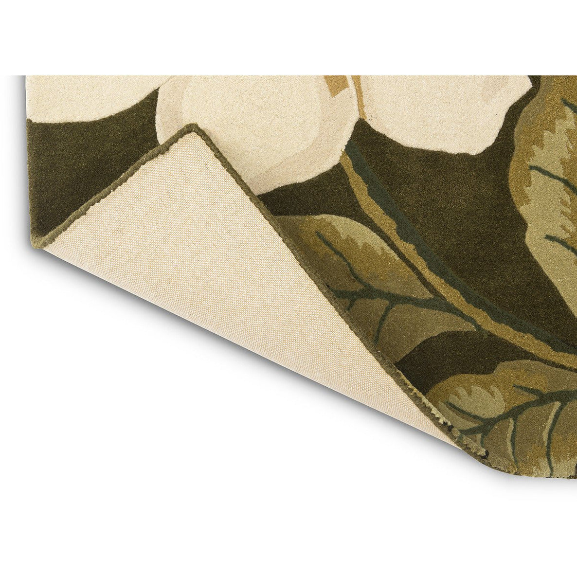 Sanderson Grandiflora Olive 145607 Designer Wool Rug - Rugs Of Beauty - 6