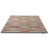 Sanderson Ishi Indian Red Charcoal 146000 Designer Wool Viscose Rug - Rugs Of Beauty - 2