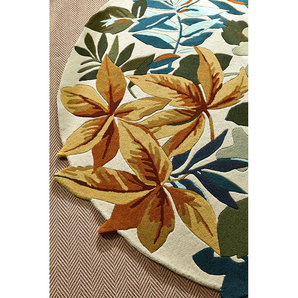 Sanderson Robin's Wood Russet Brown 146501 Designer Wool Rug - Rugs Of Beauty - 12