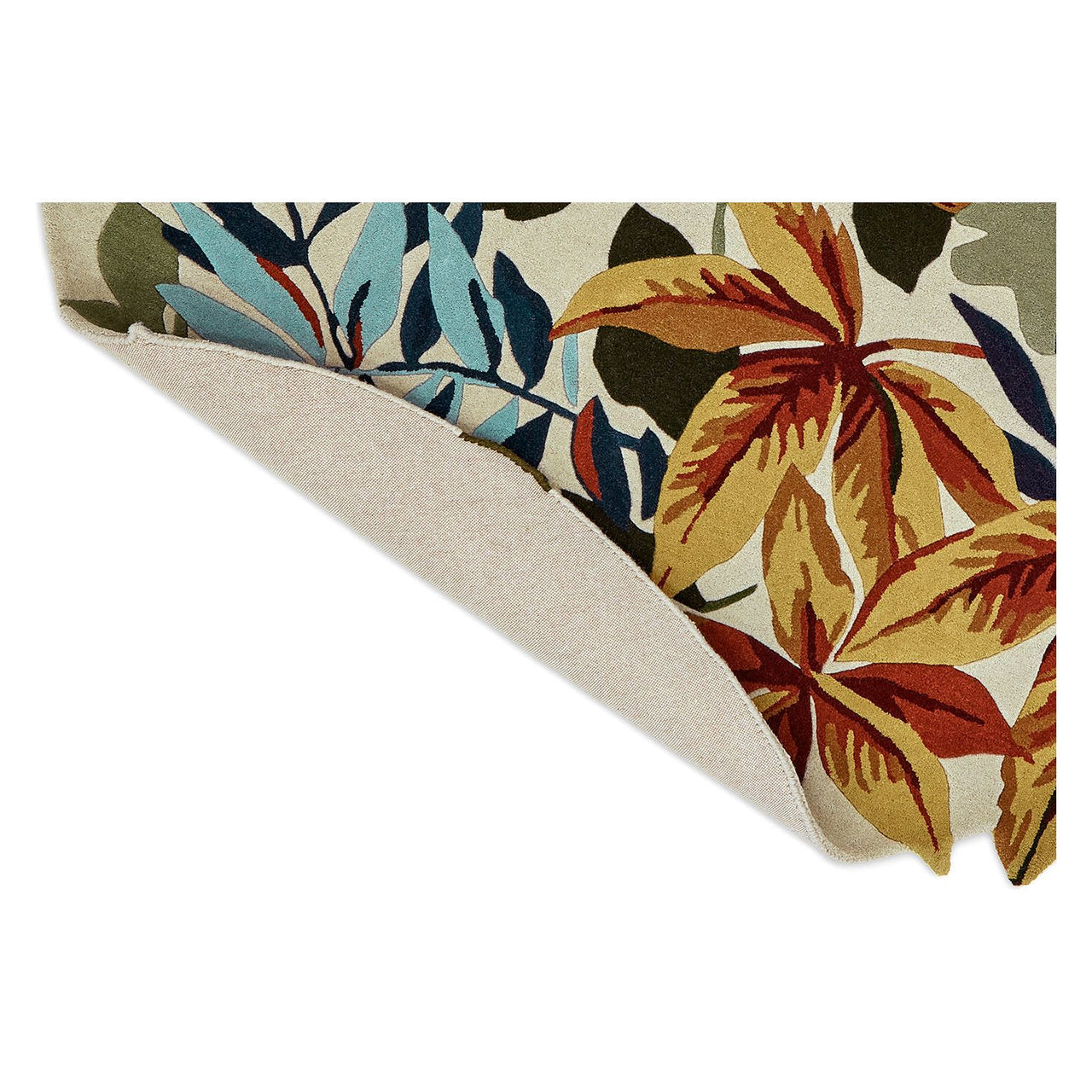 Sanderson Robin's Wood Russet Brown 146501 Round Designer Wool Rug - Rugs Of Beauty - 8