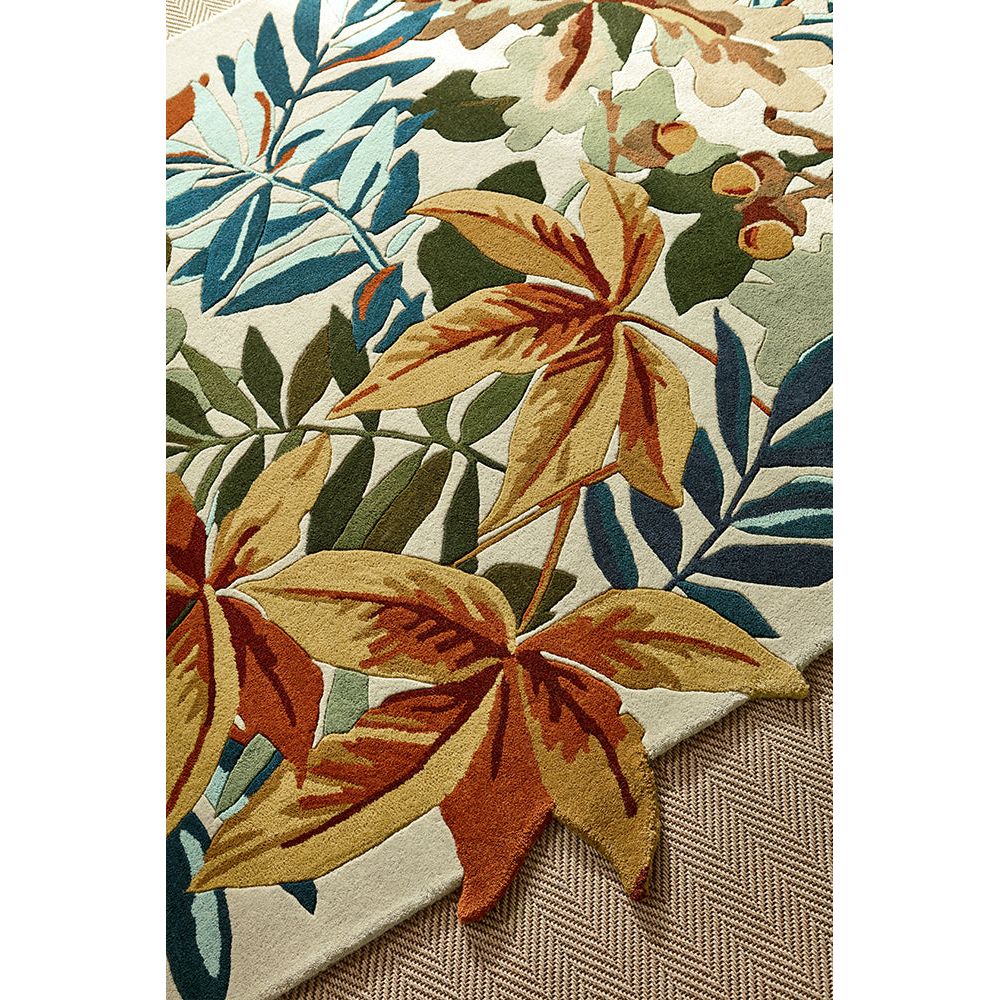 Sanderson Robin's Wood Russet Brown 146501 Designer Wool Rug - Rugs Of Beauty - 5