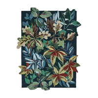 Sanderson Robin's Wood Forest Green 146508 Designer Wool Rug - Rugs Of Beauty - 1