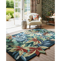 Sanderson Robin's Wood Forest Green 146508 Designer Wool Rug - Rugs Of Beauty - 3