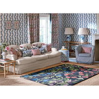 Sanderson Foraging Indigo 146618 Designer Wool Rug - Rugs Of Beauty - 2