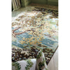 Sanderson Ancient Canopy Fawn/Olive Green 146701 Designer Wool / Viscose Rug - Rugs Of Beauty - 3
