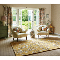 Sanderson Woodland Glade Gold 146806 Designer Wool Rug - Rugs Of Beauty - 2