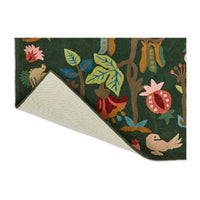 Sanderson Forest Of Dean Forest Green 146907 Designer Wool Rug - Rugs Of Beauty - 8