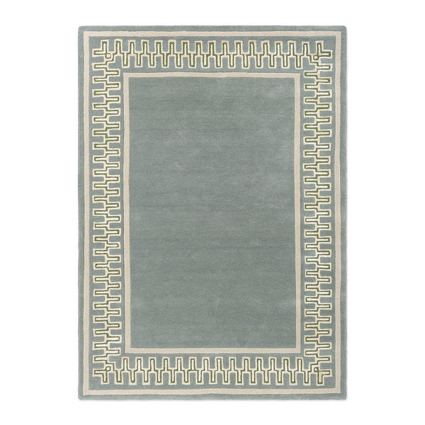 Sanderson Linnean Porcelain 148408 Designer Wool Viscose Rug - 1