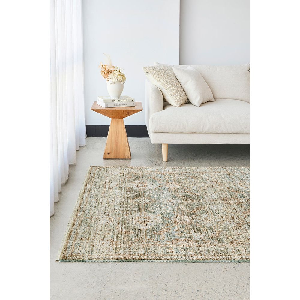 Qebui 3325 Multi Coloured Transitional Medallion Rug - Rugs Of Beauty - 2